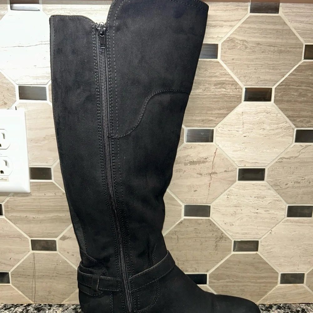 G by Guess Harson Knee High Boots Black Size 7.5
